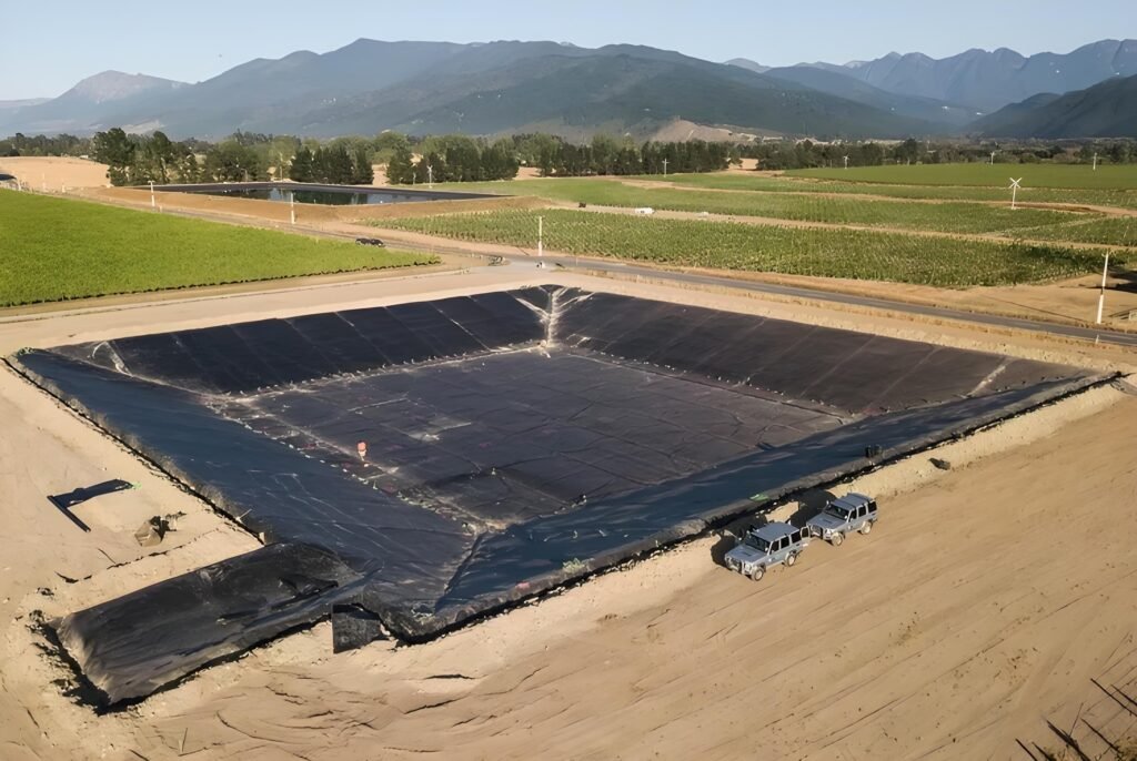 HDPE Smooth Geomembrane Installation