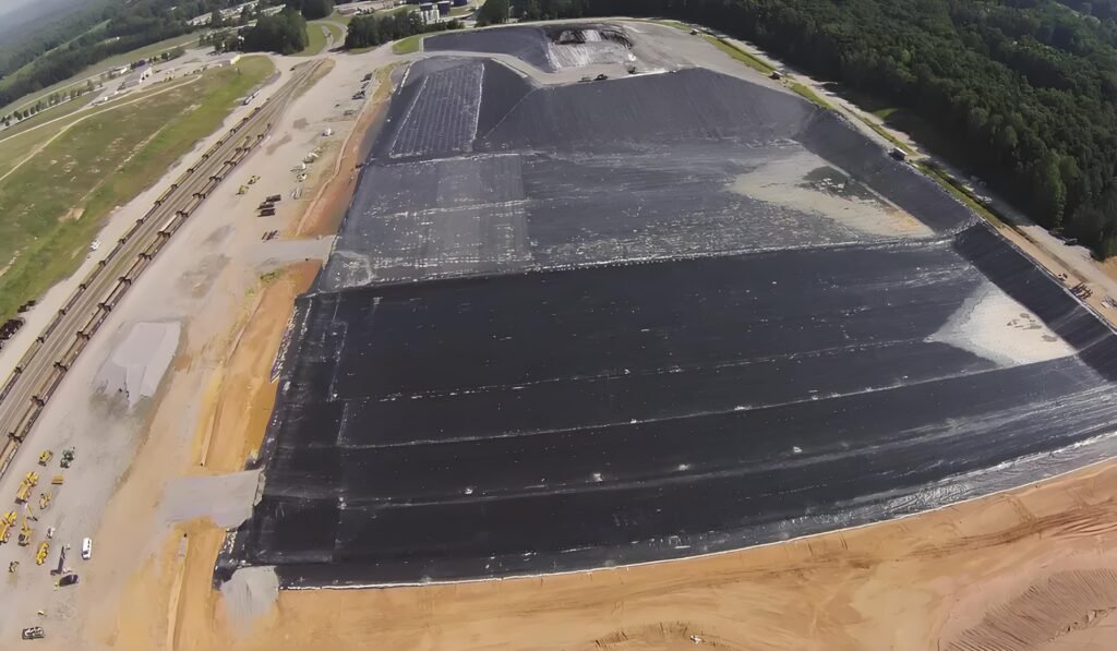 HDPE Smooth Geomembrane Installation