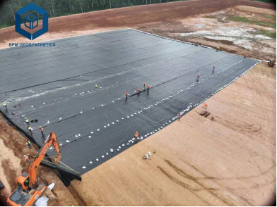 Geomembrane manufacturers supply to mining projects